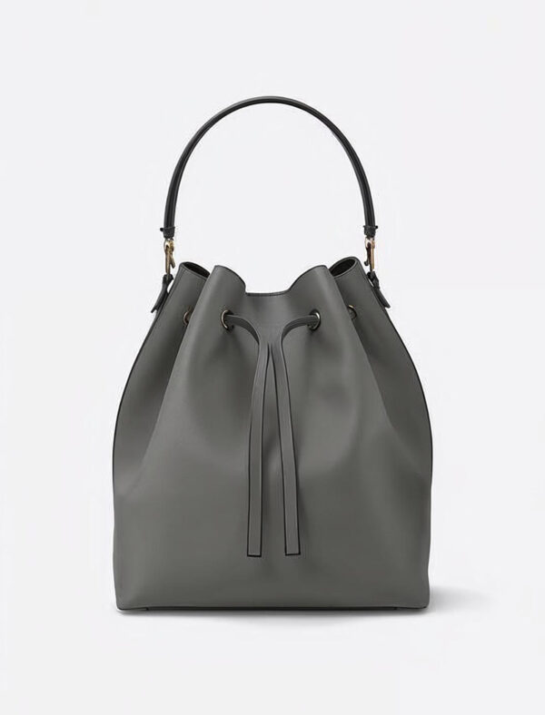 รับผลิตกระเป๋าหนัง bucket bag ดีไซน์โมเดิร์น